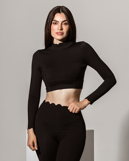 Plié Noir Top